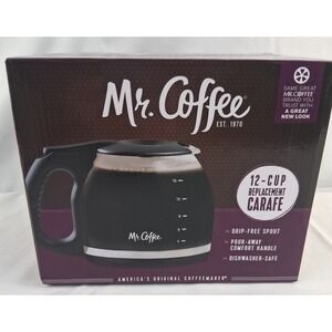Mr Coffee NEW 12 Cup Replacement Carafe Drip Free Pour Away Dishwasher Safe